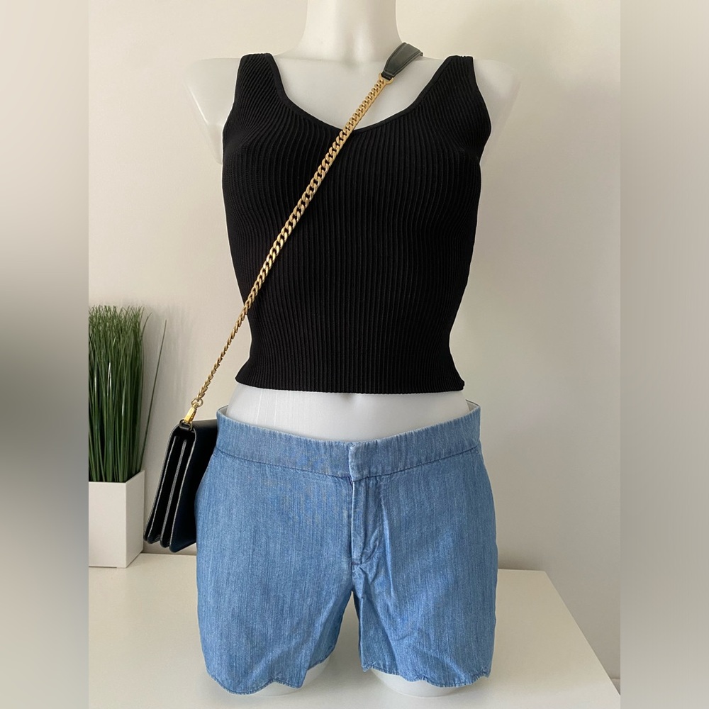 Club Monaco Scalloped Jean Short